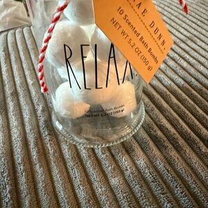 Rae Dunn White Relax Bath Bombs